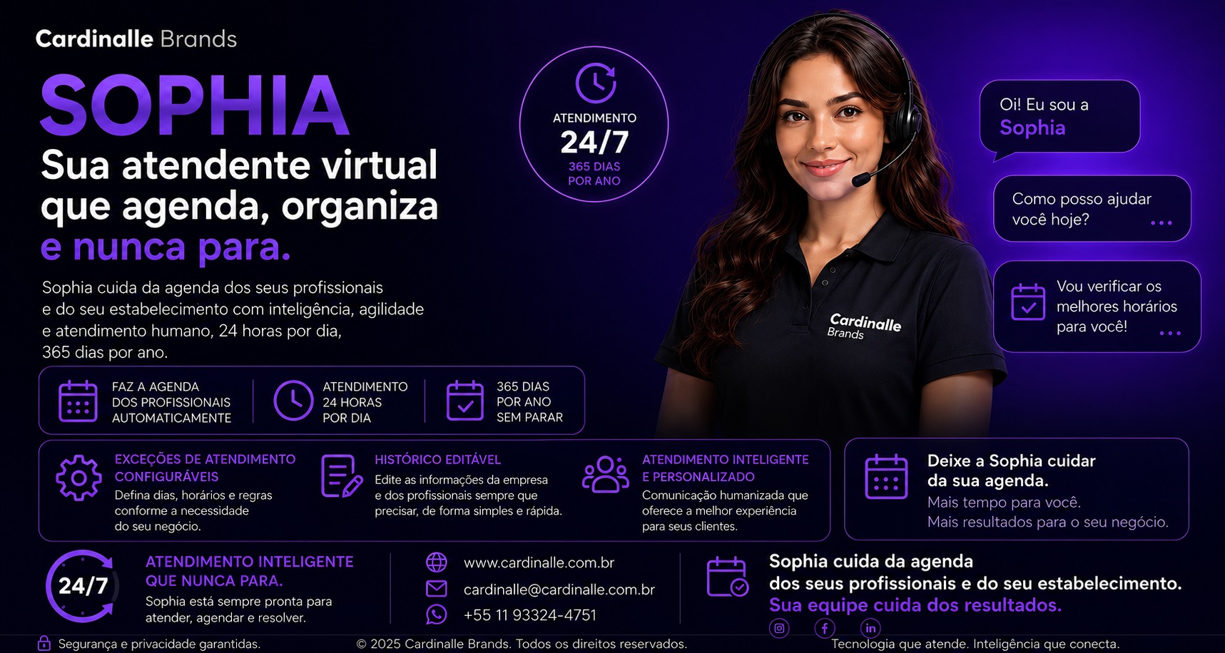 SOPHIA – Tecnologia que atende. Inteligência que conecta.